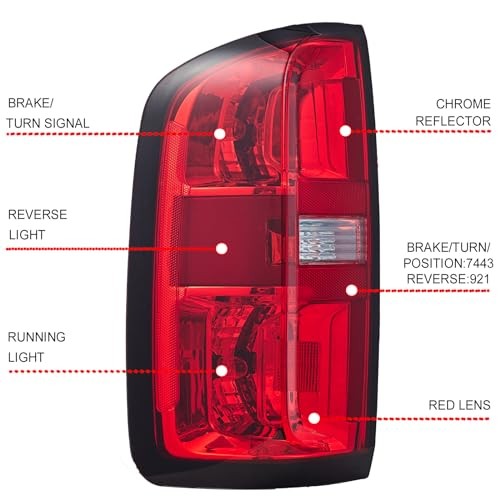 Tail Light Assembly for 2015-2022 Chevy Colorado - Left Driver Driver Side (LH)