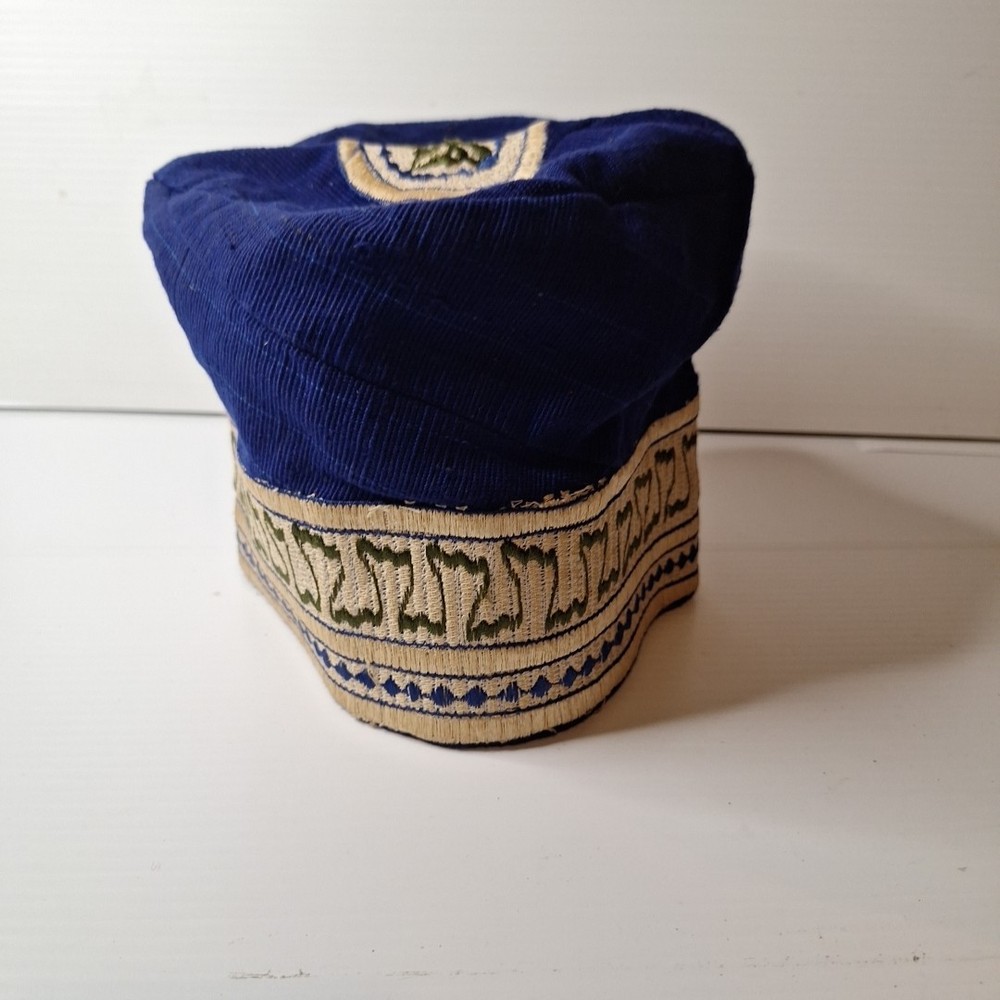 vintage kufi Prayer Hat? Embroidered