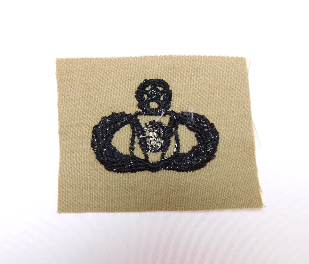 US Air Force USAF Master Command & Control Badge Desert Tan DCU Patch Sew-On