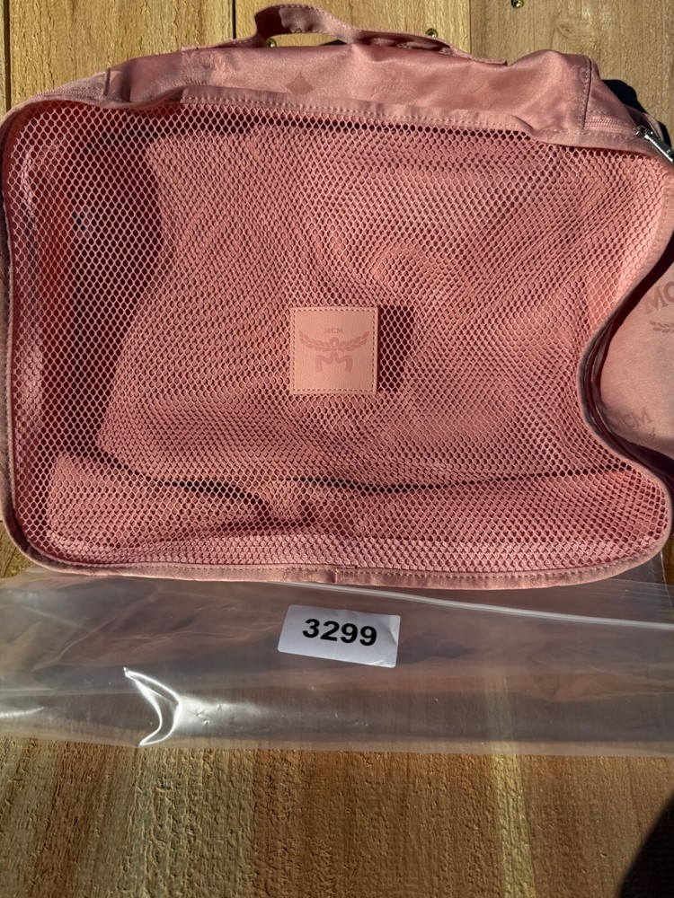 MCM Mesh Packing Cube Travel Organizer Lightweight Designer Accessory