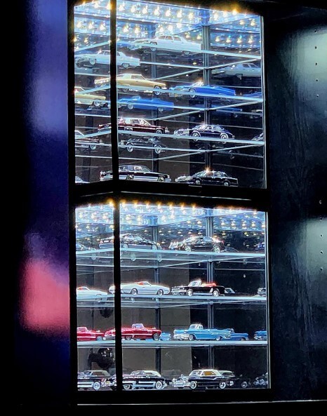 Car Display Case 4 Tier Acrylic LED Light 1/18 Model 1/24 Diecast 1/64 Cabinet