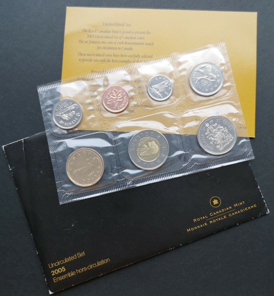*** 2005 P CANADA  PROOF  LIKE  ROYAL  MINT  SET ***