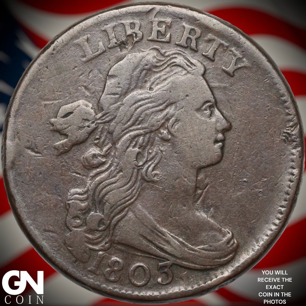 1803 Draped Bust Large Cent A8369
