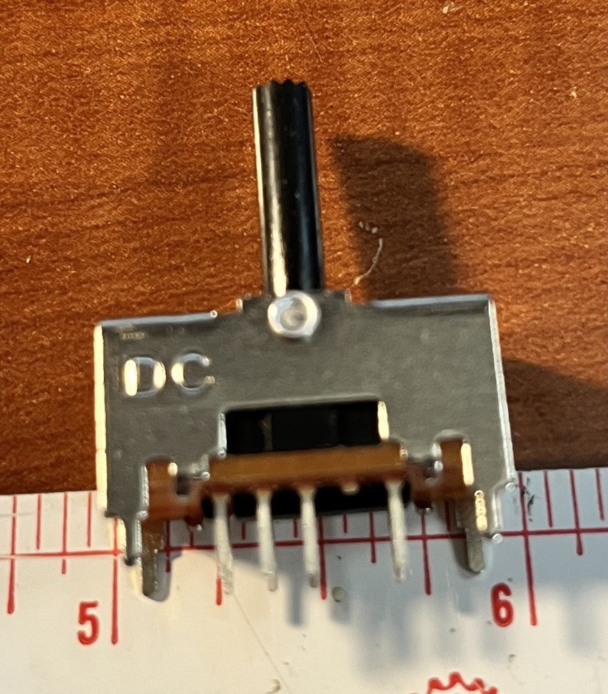 TS-23E02 - Center Return Switch - Long Shaft 16 mm