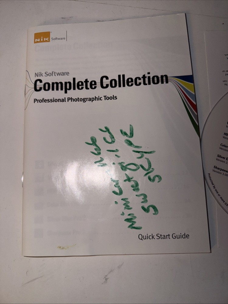 Nik Software Complete Collection Ultimate Edition VG Cnd Full Box Q85