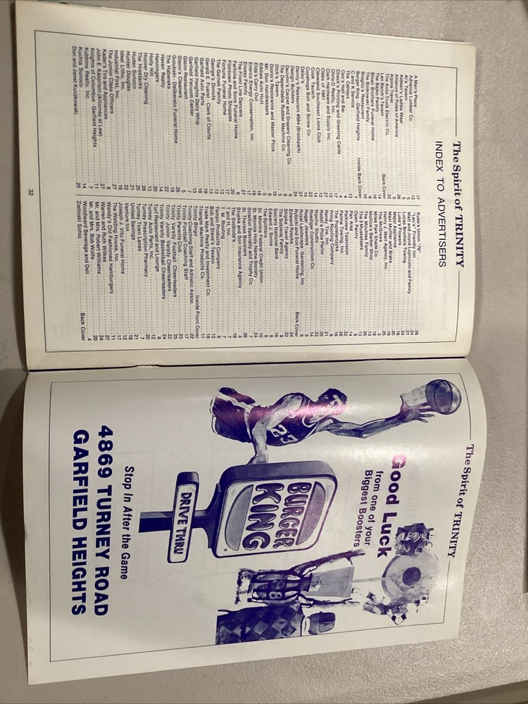 1979 Trinity v Crestview High School Football Program
