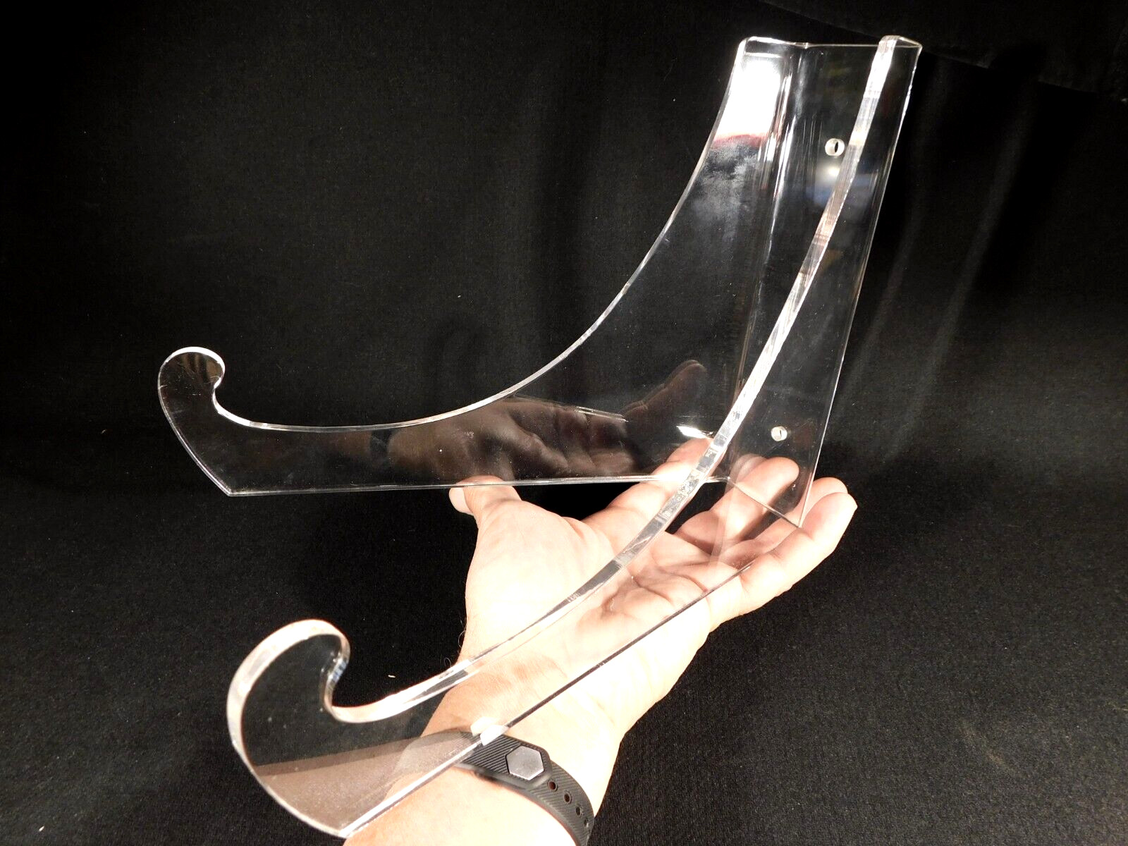 Easel Display Stand Clear Lucite X Large Size Wall Mountable