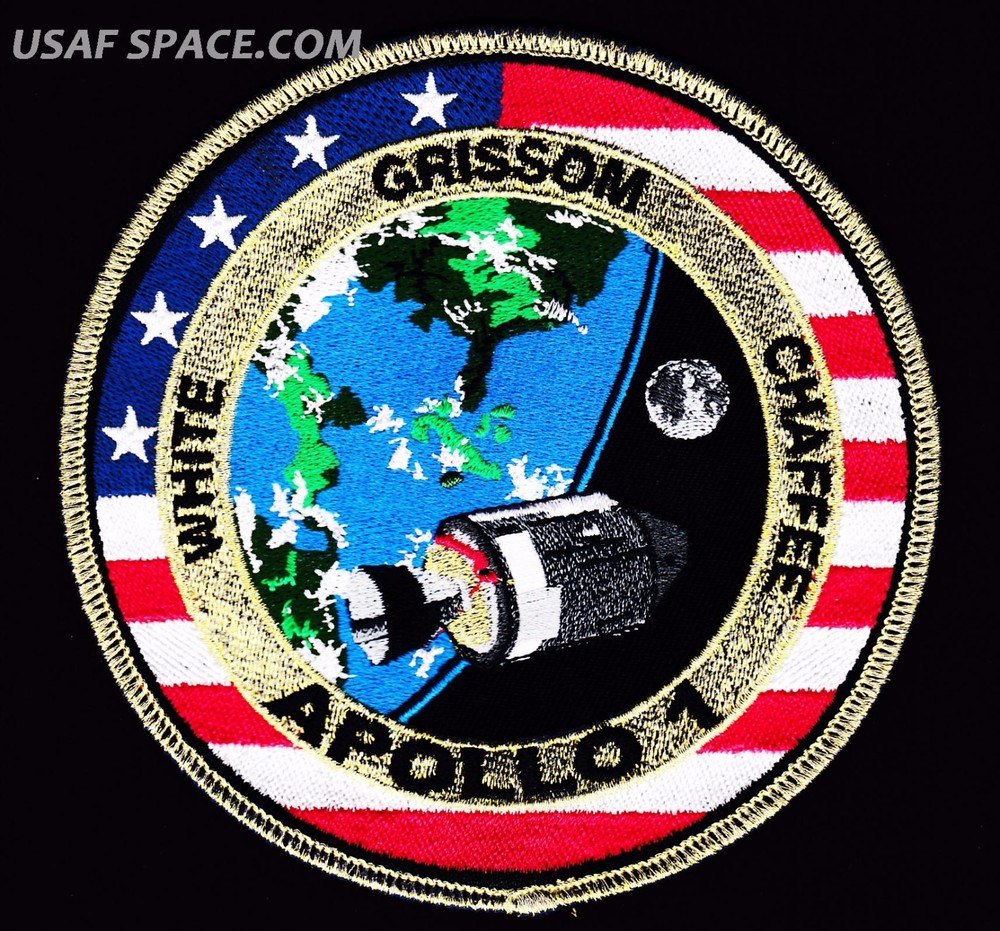 APOLLO -1 - 50th  ANNIVERSARY - Commemorative #1- Tim Gagnon 5"  SPACE PATCH