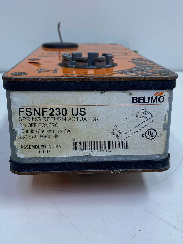 BELIMO FSNF230 US Fire damper actuator, 8 Nm, Spring return, CH#576