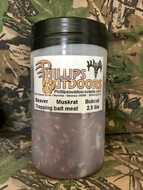 Trapping Bait Beaver Meat, 2.5 lbs.  Phillips Outdoors Inc.