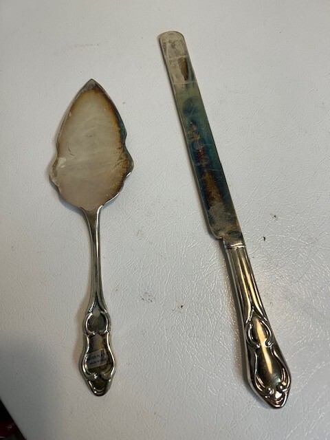 Cake Slicer and Server - Silver plated
