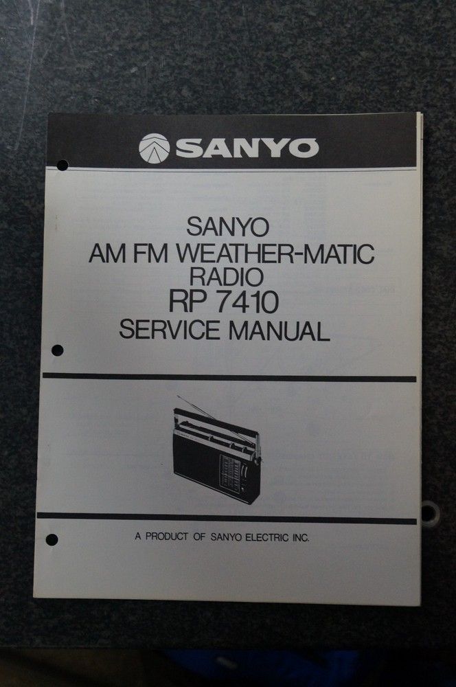 Sanyo RP7410 Service Manual