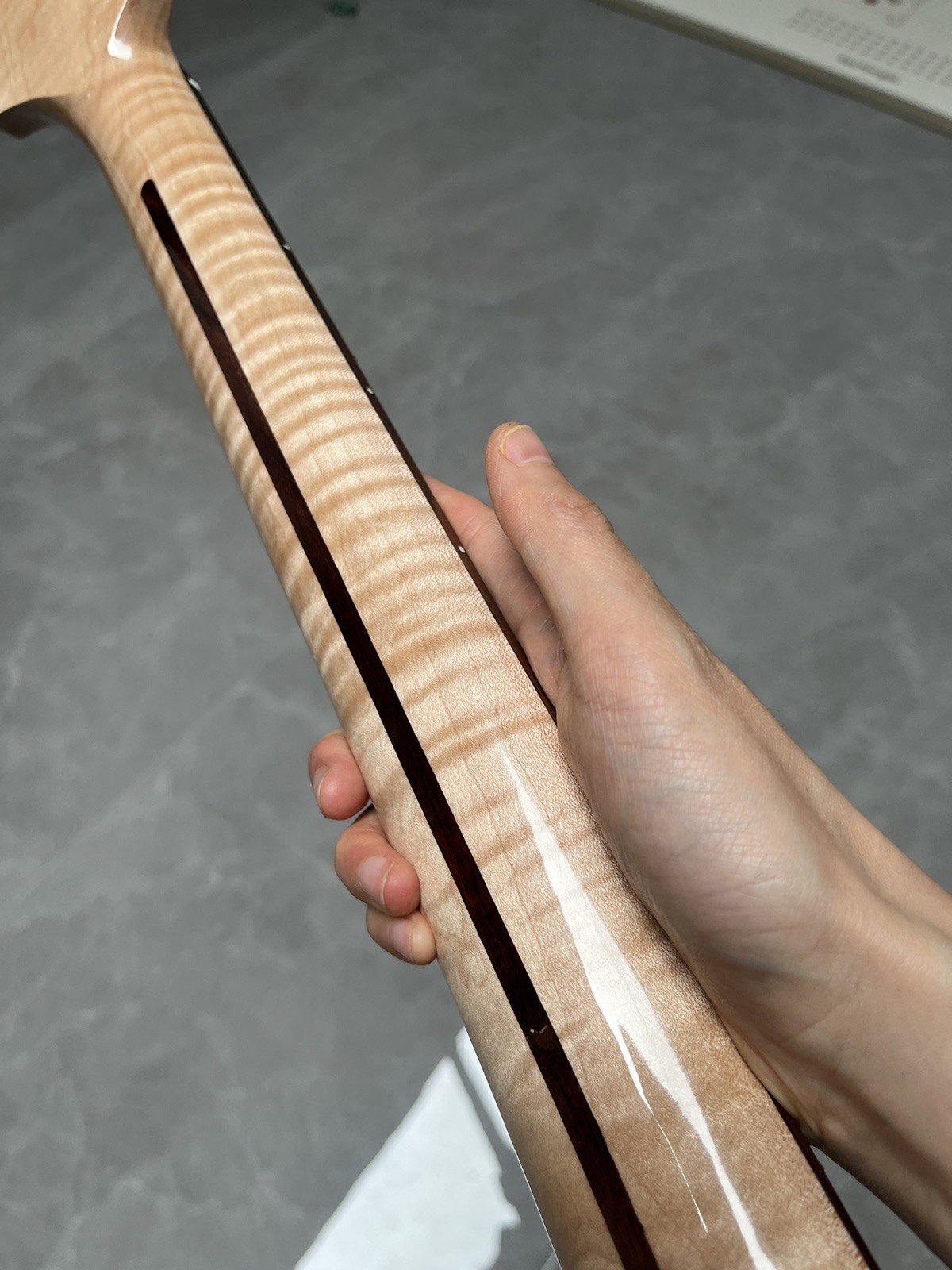 AAAA New 22Frets gloss Rosewood Natural color Flame Maple Electric guitar Neck