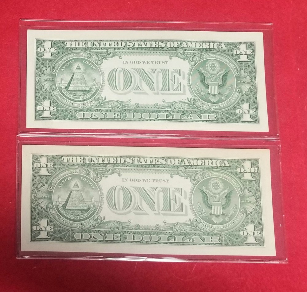 1957-1957-A Silver Certificate *STAR NOTES* ~Uncirculated Condition~ 2 Notes-