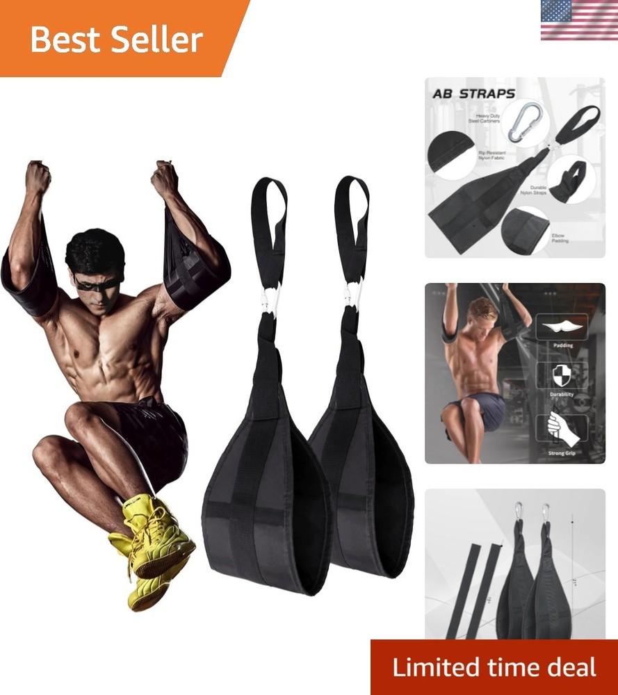 Versatile Ab Straps for Pull-Up Bars – Perfect for Home & Gym Workouts