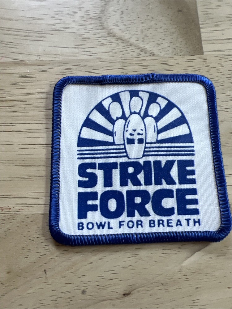 Vintage STRIKE FORCE BOWL FOR LIFE PATCH