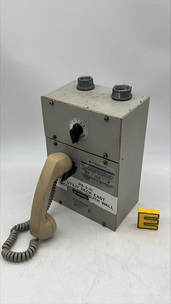 GAI-Tronics 701-202 Handset/Speaker Telecom Amplifier, 120V (Used)