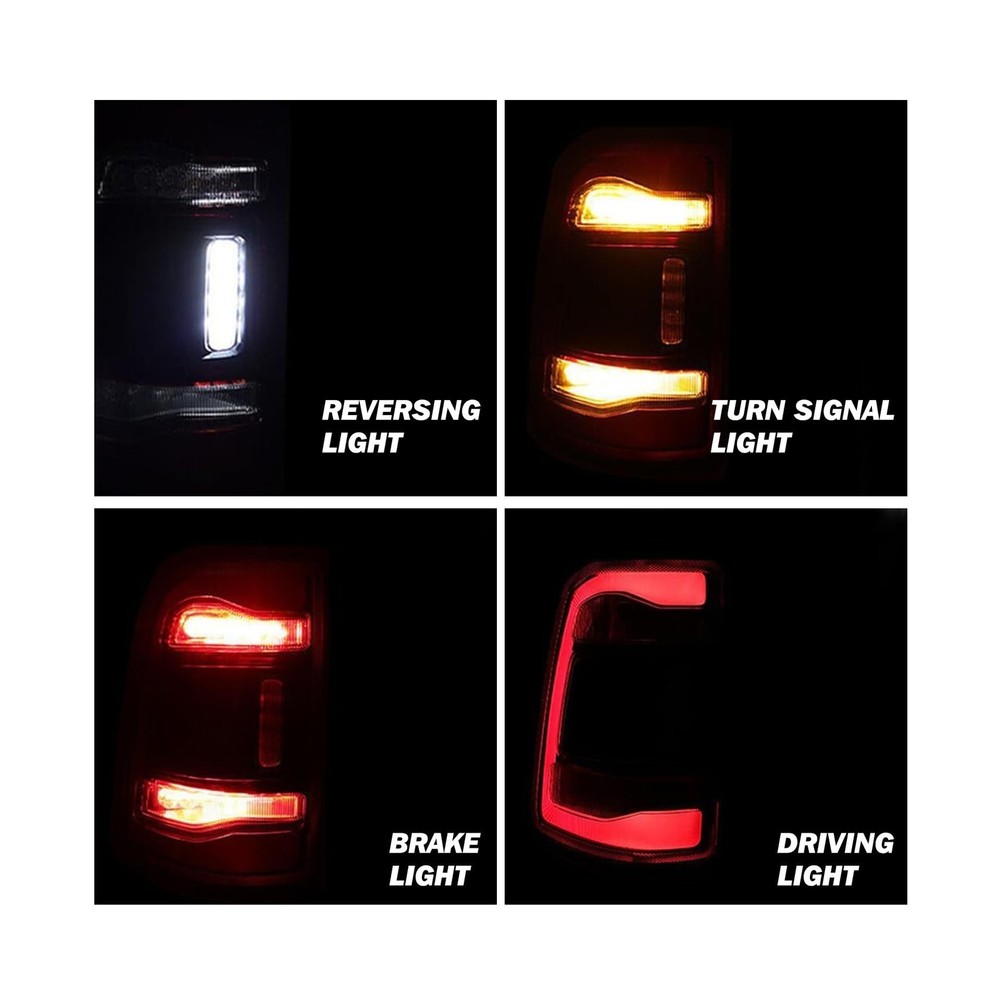 SOCKIR Tail Light Assembly LED Without Blind Spot Type Compatible With 2019-2...
