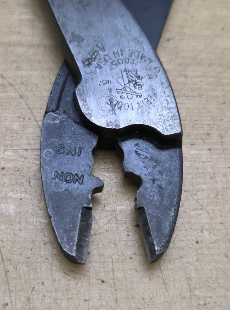 Klein Tools 1005 - 9-3/4" Long Soft Grip Crimping & Cutter Pliers