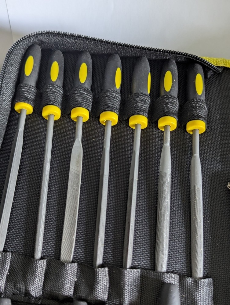 Clockmaker File Set - Large to Needle Files, Used, Vintage Clockmaker Tools #2