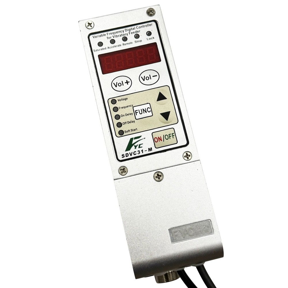 Automatic Disc Vibrating Feeder Square Silo Vibrating Disk Feeding Device 110V