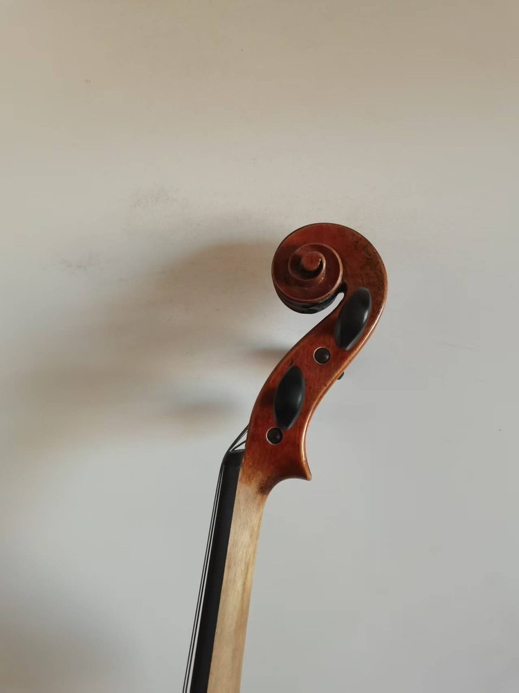 Master 4/4 violin Solid Flamed maple back spruce top hand carved K4045