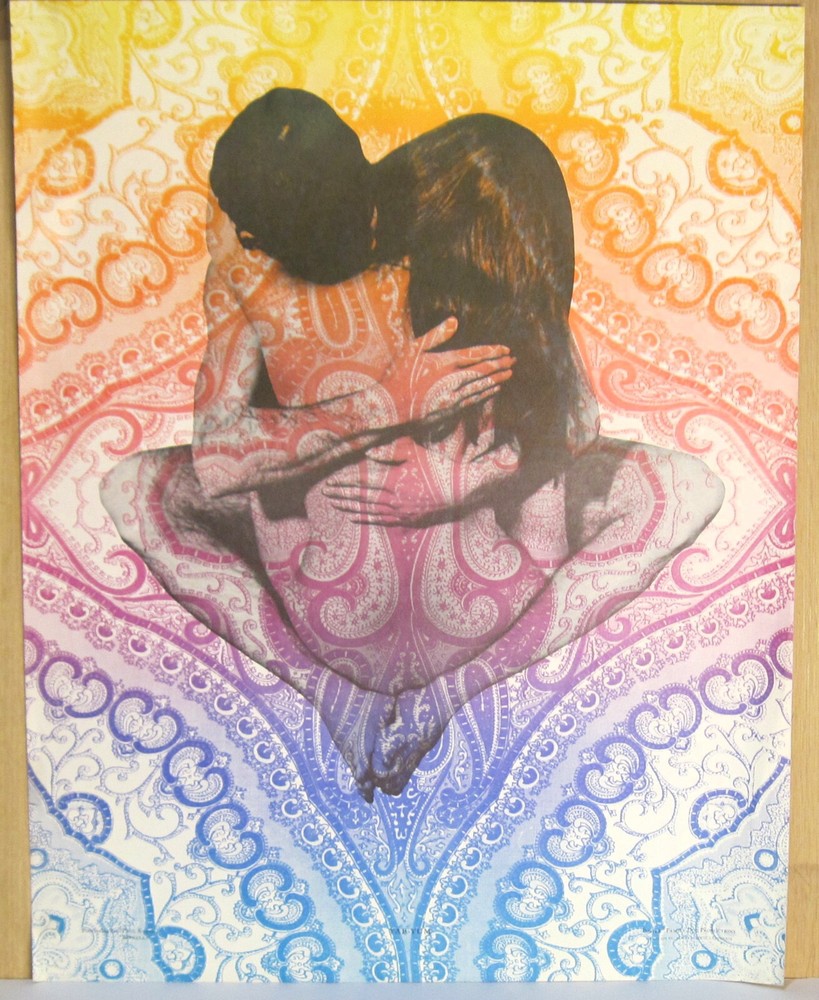 1 LEGIT Vtg  1967 YAB YUM Family Dog 420 Poster Kagan Textured Psychedelic  Sex