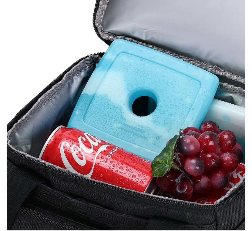 Ice Packs for Lunch Boxes & Lunch Bag - Quick Freeze Ice Pack Space Saving 2PC