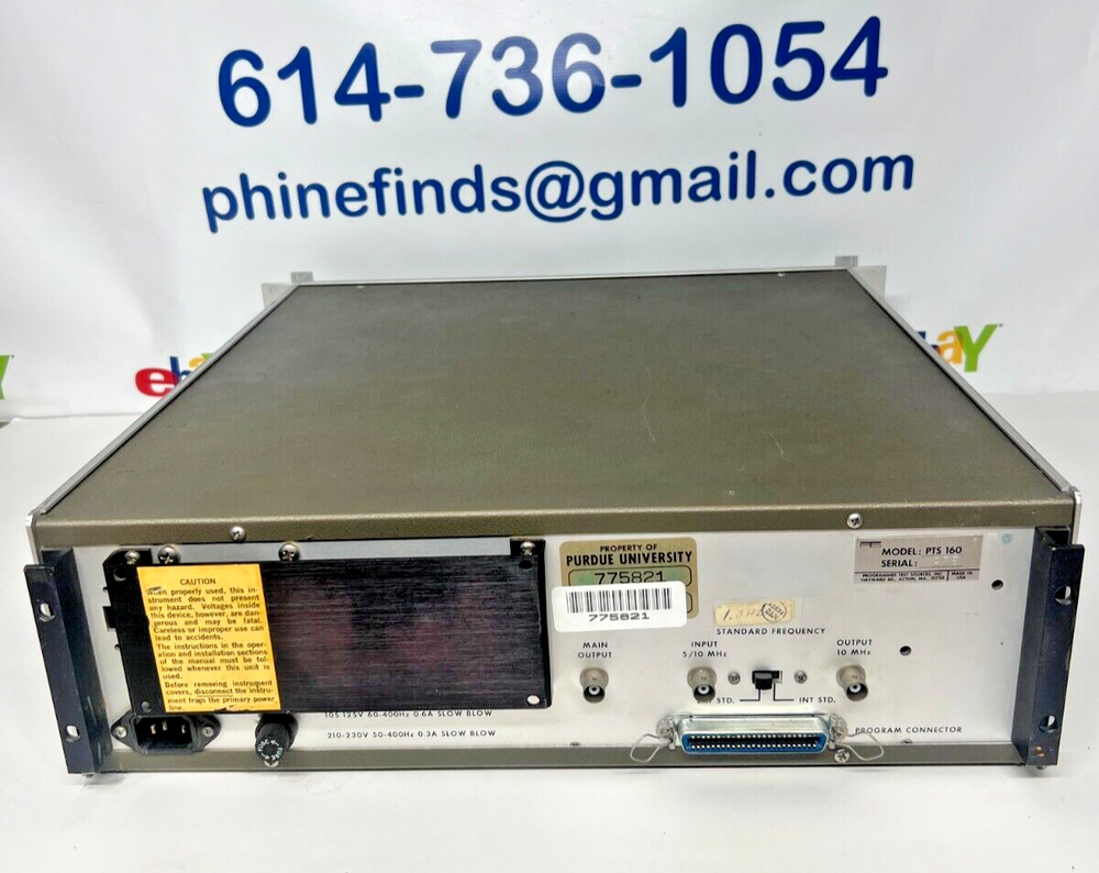 Programmed Test Sources PTS 160 Frequency Synthesizer 0.1-160 MHz