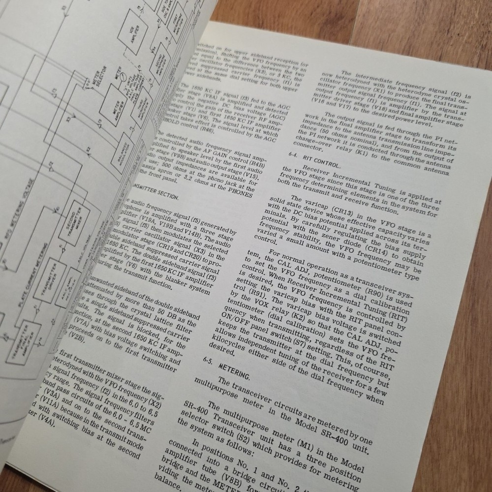 Hallicrafters Transceiver SR-400 Operating and Service Manual