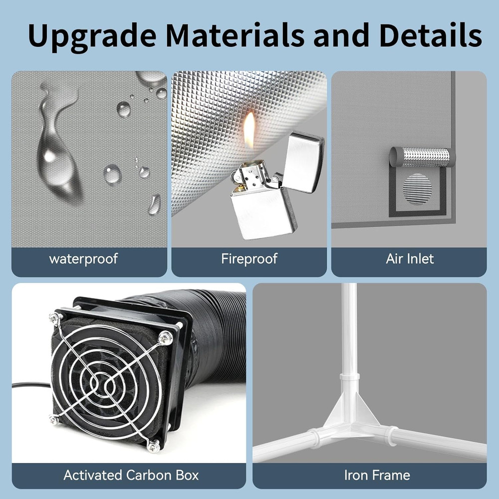 Double Space Resin 3D Enclosure with Ventilation Kit LED Light, 3D Printer Vente