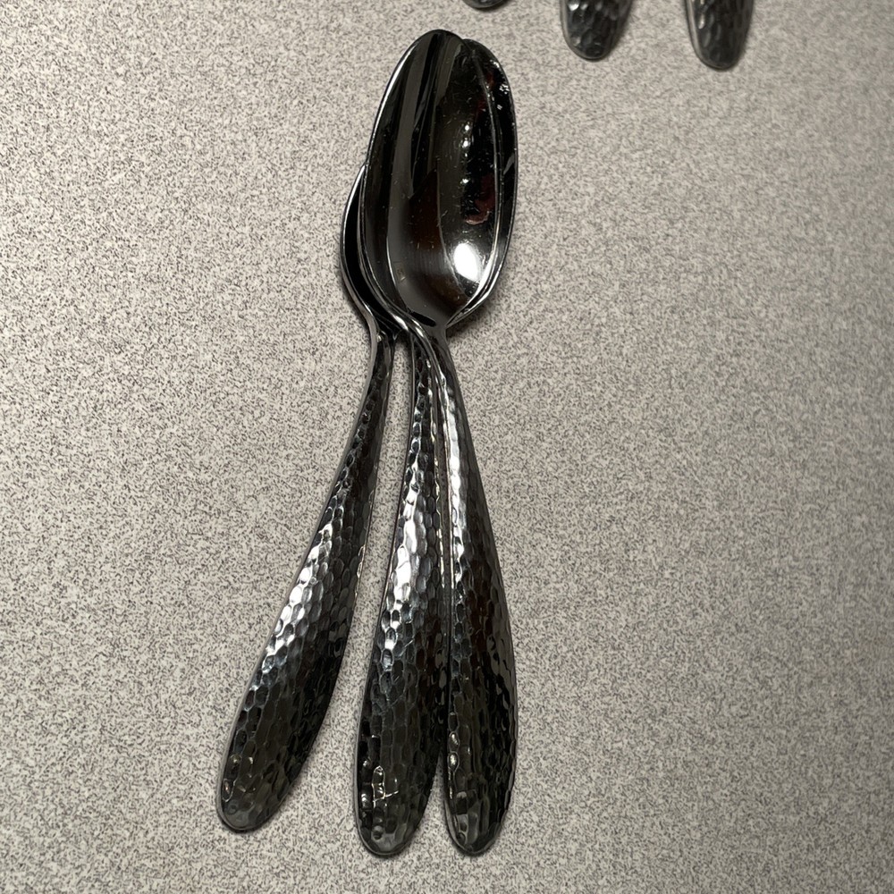Oneida REYNA Stainless Flatware Hammered Serving Set 23 Pieces