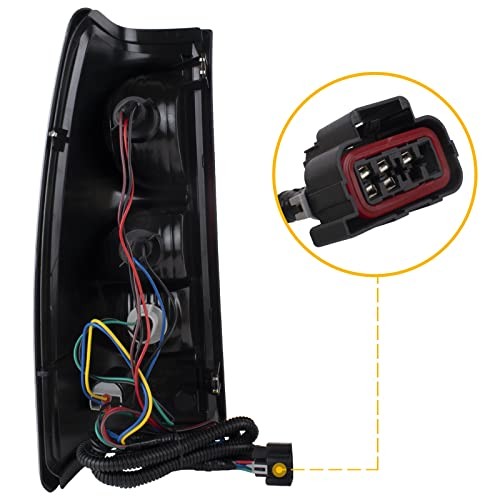 Tail Light Compatible With 2003 2004 2005 2006 Chevy Right Passenger Side