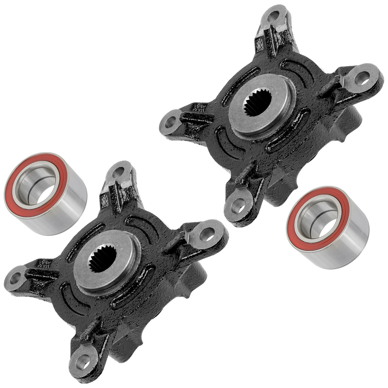 Front Left And Right Wheel Hub W/ Bearing for Polaris Ranger Ev 2010 2011-2016