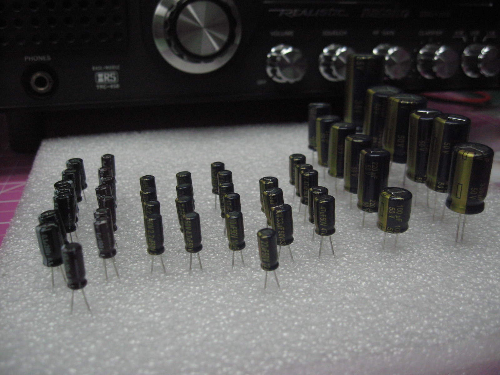 Realistic TRC-457/TRC-458 Capacitor rE-Cap Kit&Service Manual (PC-196BD)-Premium