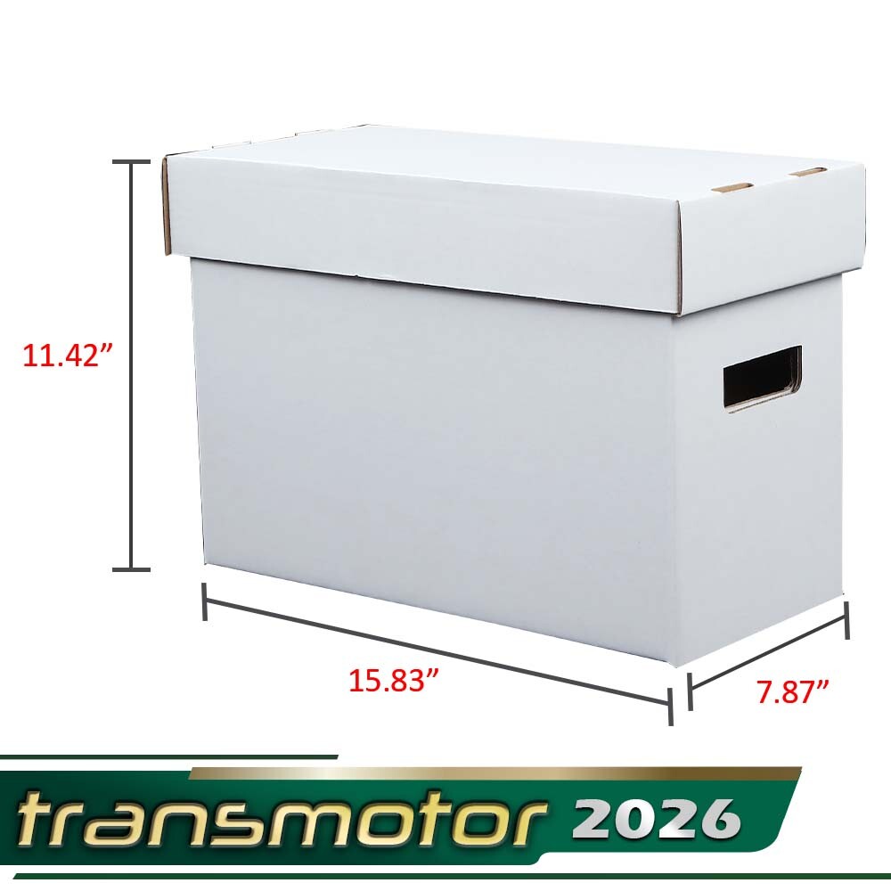 Comic Books Storage Boxes Short Holds 150-175 Stackable Durable Archive 5Pcs