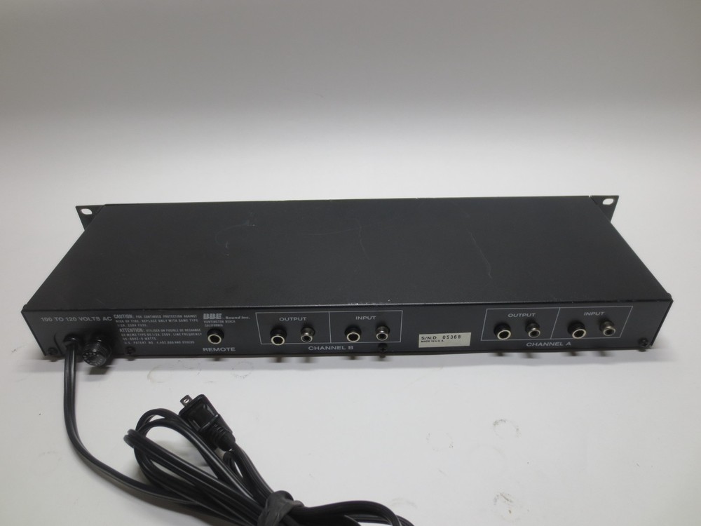 BBE Sonic Maximizer 422 Rack Mount Pro Audio Processor