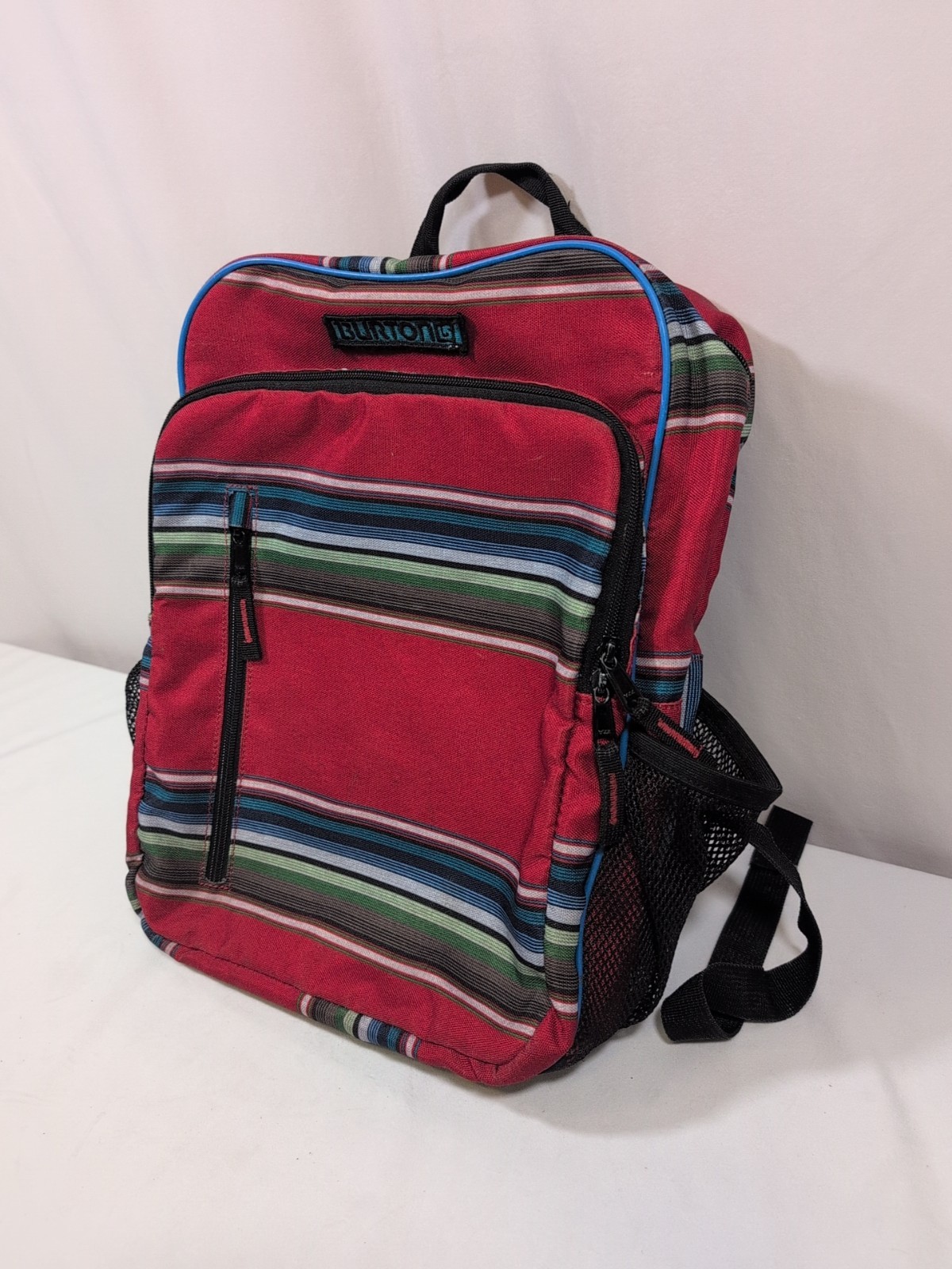 Burton Stripped Backpack Daypack 16x12 Small Nice Used Condition