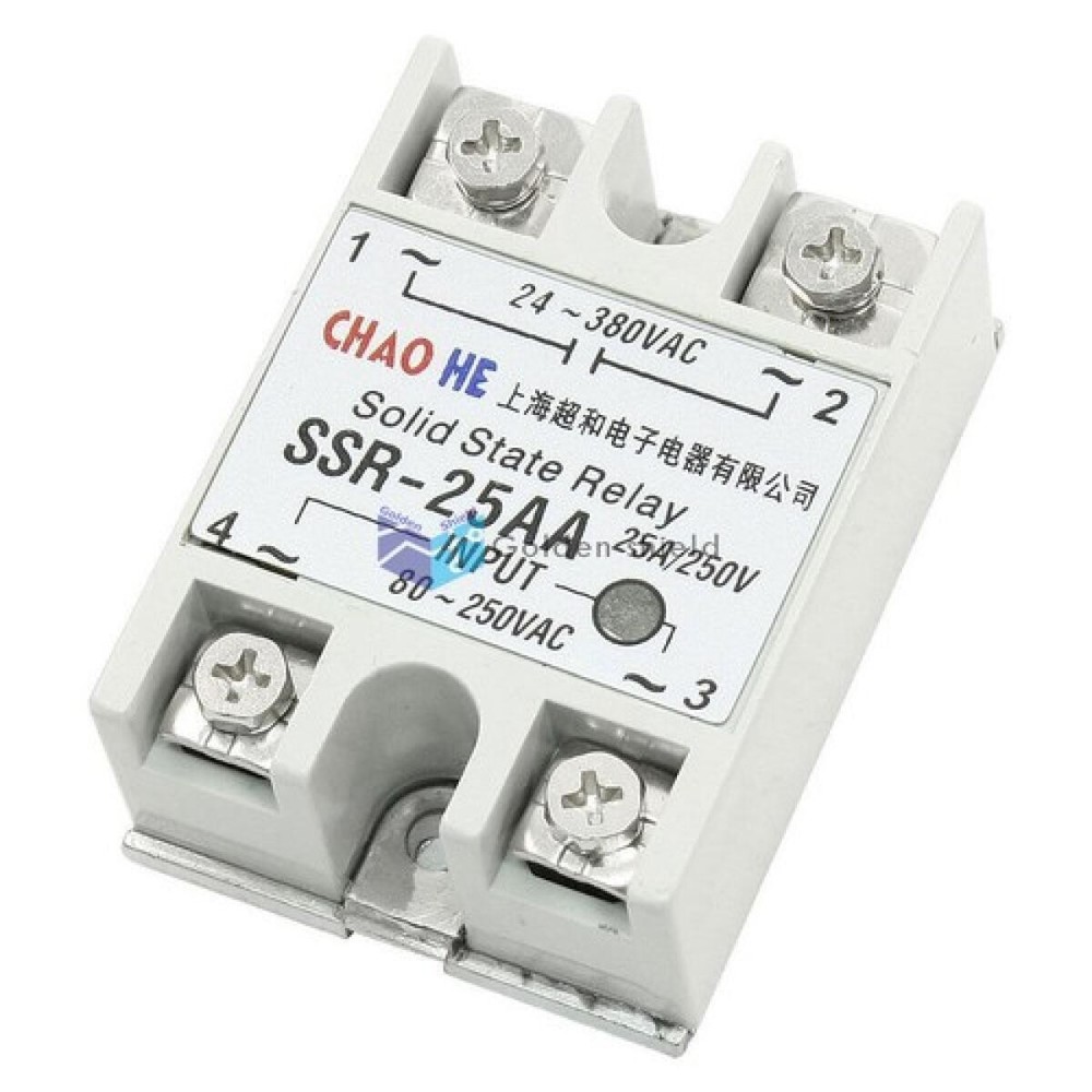 SSR-25 AA Temperature Contoller 4 Terminals Solid State Relay