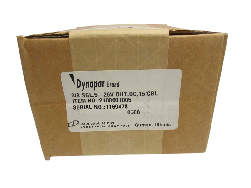 DYNAPAR 2100601005 ENCODER 3/8 SGL 5-26V OUT  NSFS