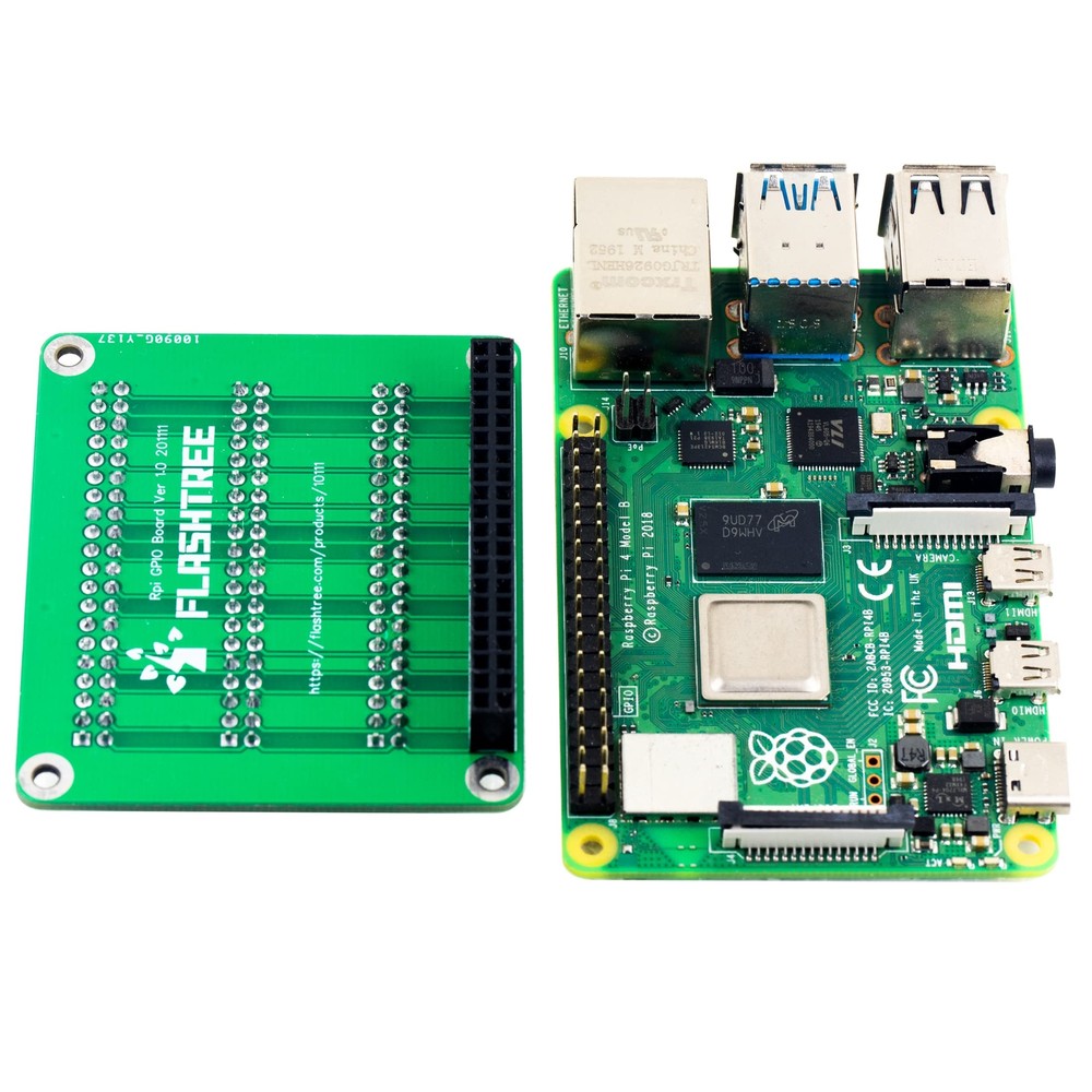 RPi GPIO Extension Module Breakout Board Compatible with Raspberry Pi 3/2 Pi ...
