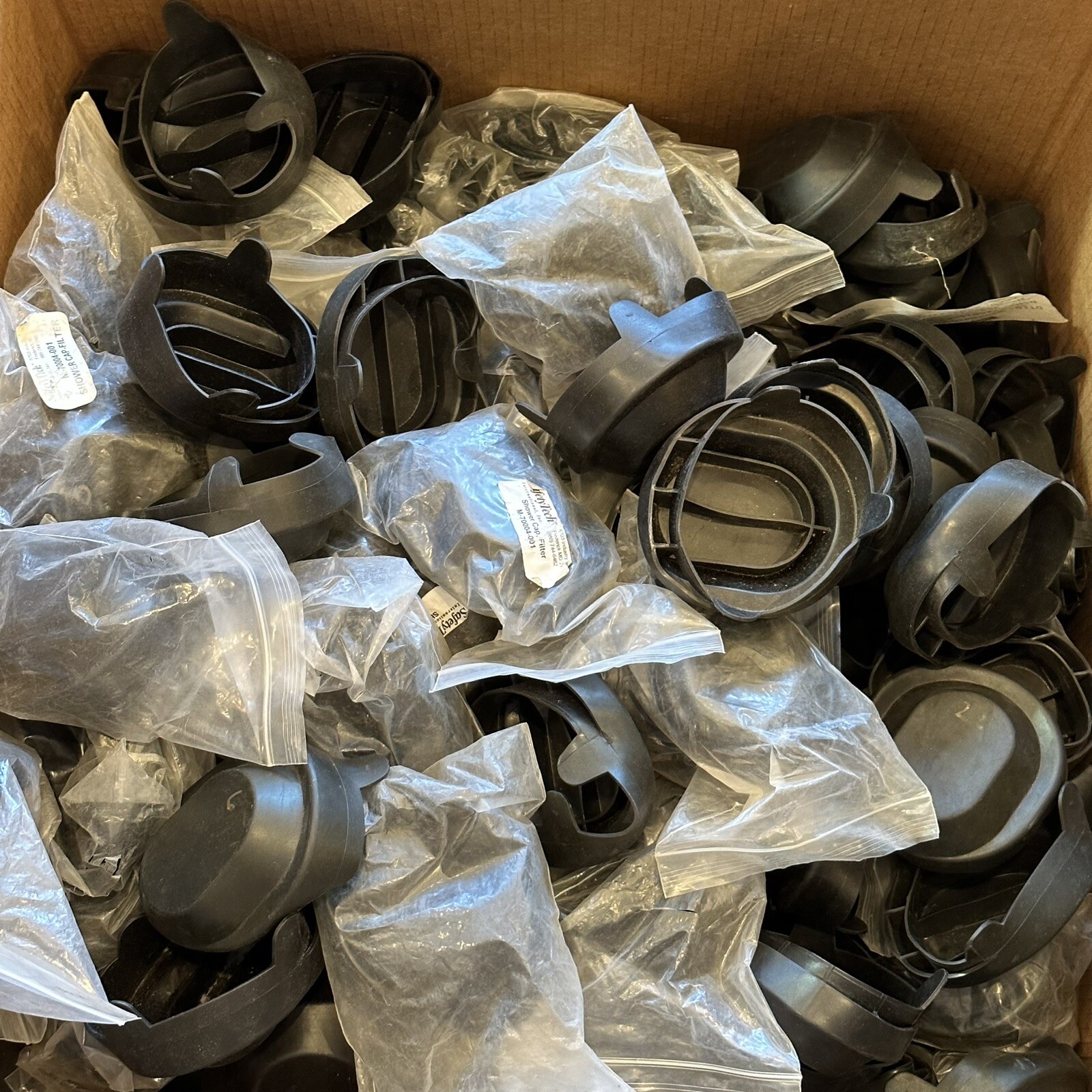 US Military M40 Gas Mask Shower Water Splash Guard Cap CBRN USGI NOS AVON Black