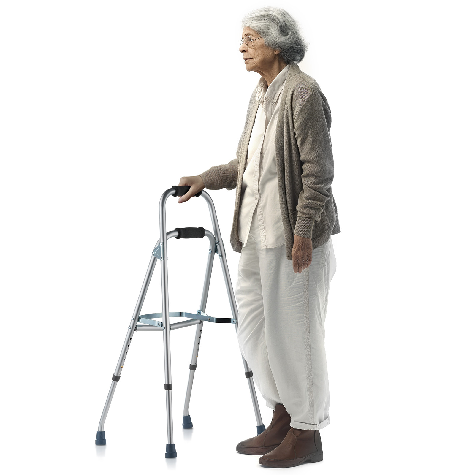 Uimoso Folding Hemi Walker One Arm Mobility Walk for Senior & Adjustable Height