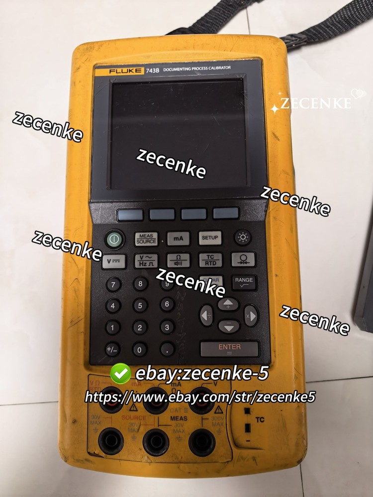 Fluke 743B Documenting Process Calibrator used