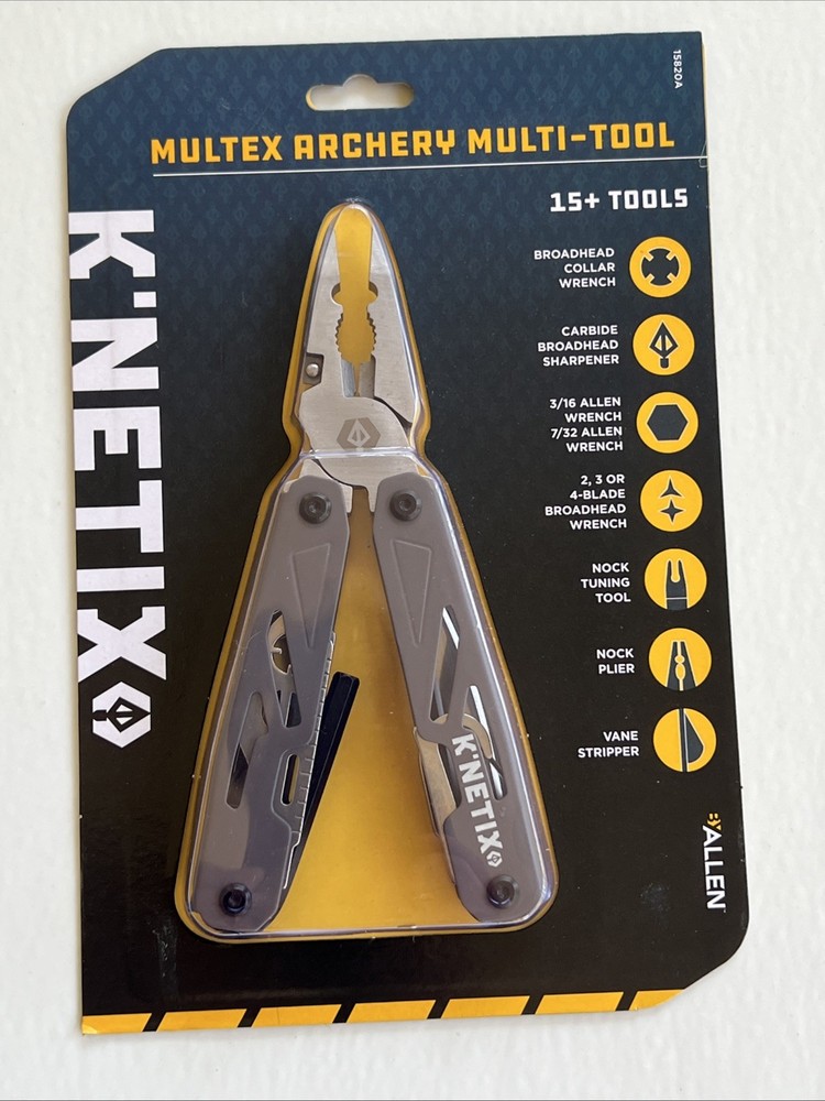 K’Netix™ Pocket ProShop Archery Multi-Tool, Gray