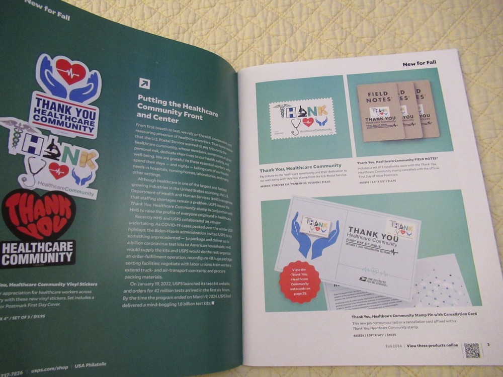 USPS USA Philatelic Summer & Fall 2024 Catalogs (2-Set)
