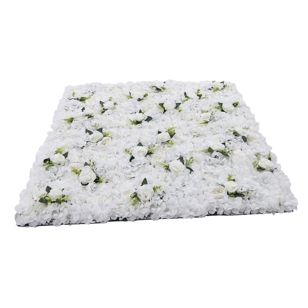 6Pcs Artificial Flower Wall Panel Wedding Backdrop Event Party Flower Wall Panel