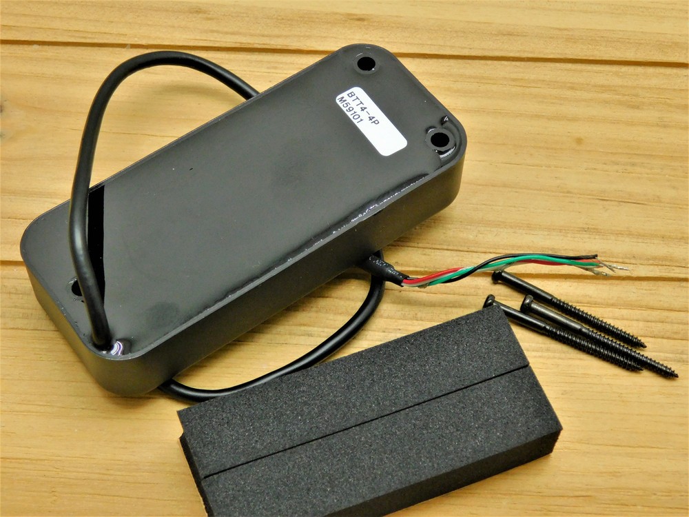 4-string Soap bar Bass pickup / Ceramic Black