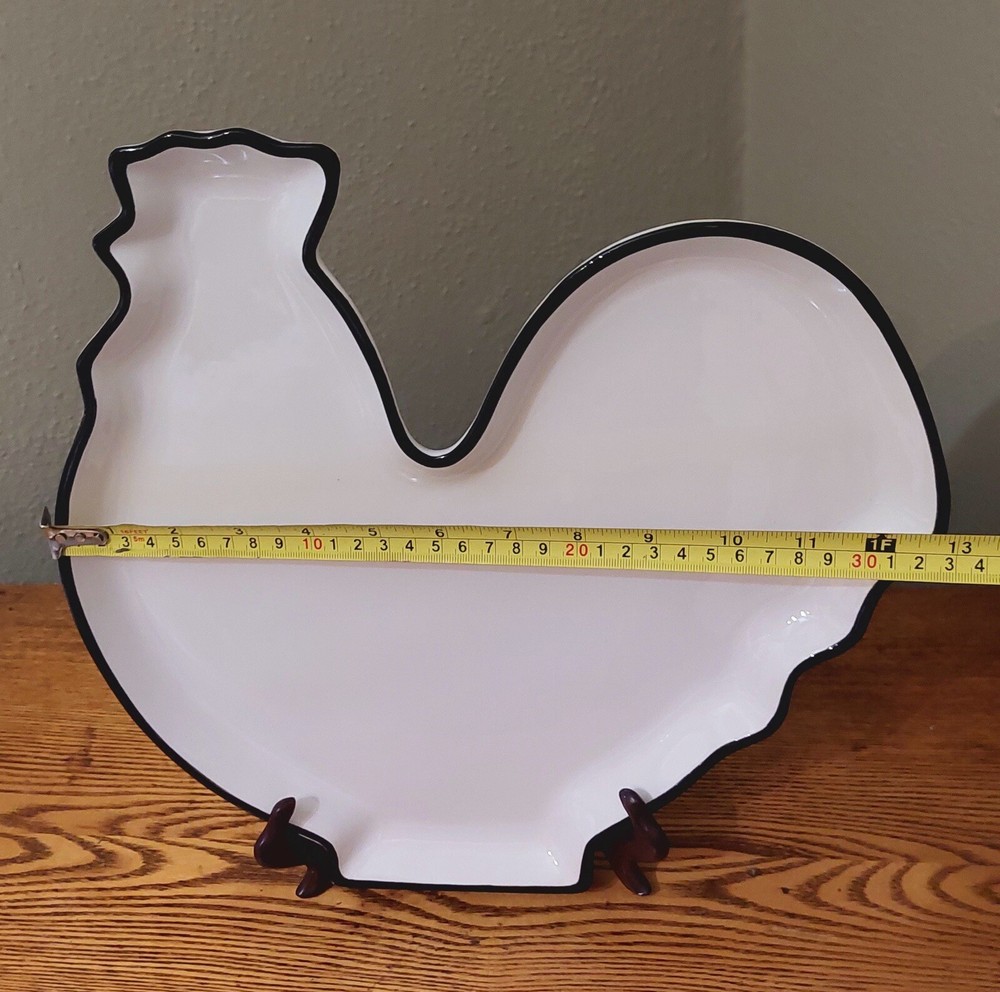 2013 "Harry & David" rooster/chicken platter