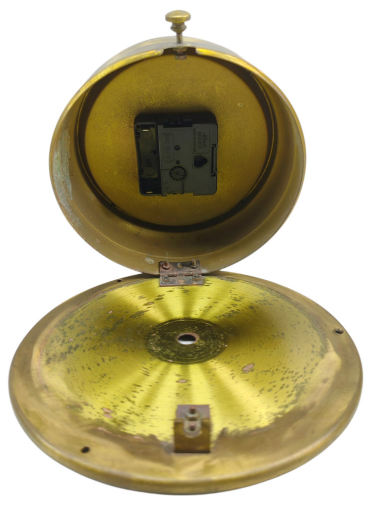 Mariner Royal Maritime Wall Nautical Clock Solid Brass Ship's Captain Quartz